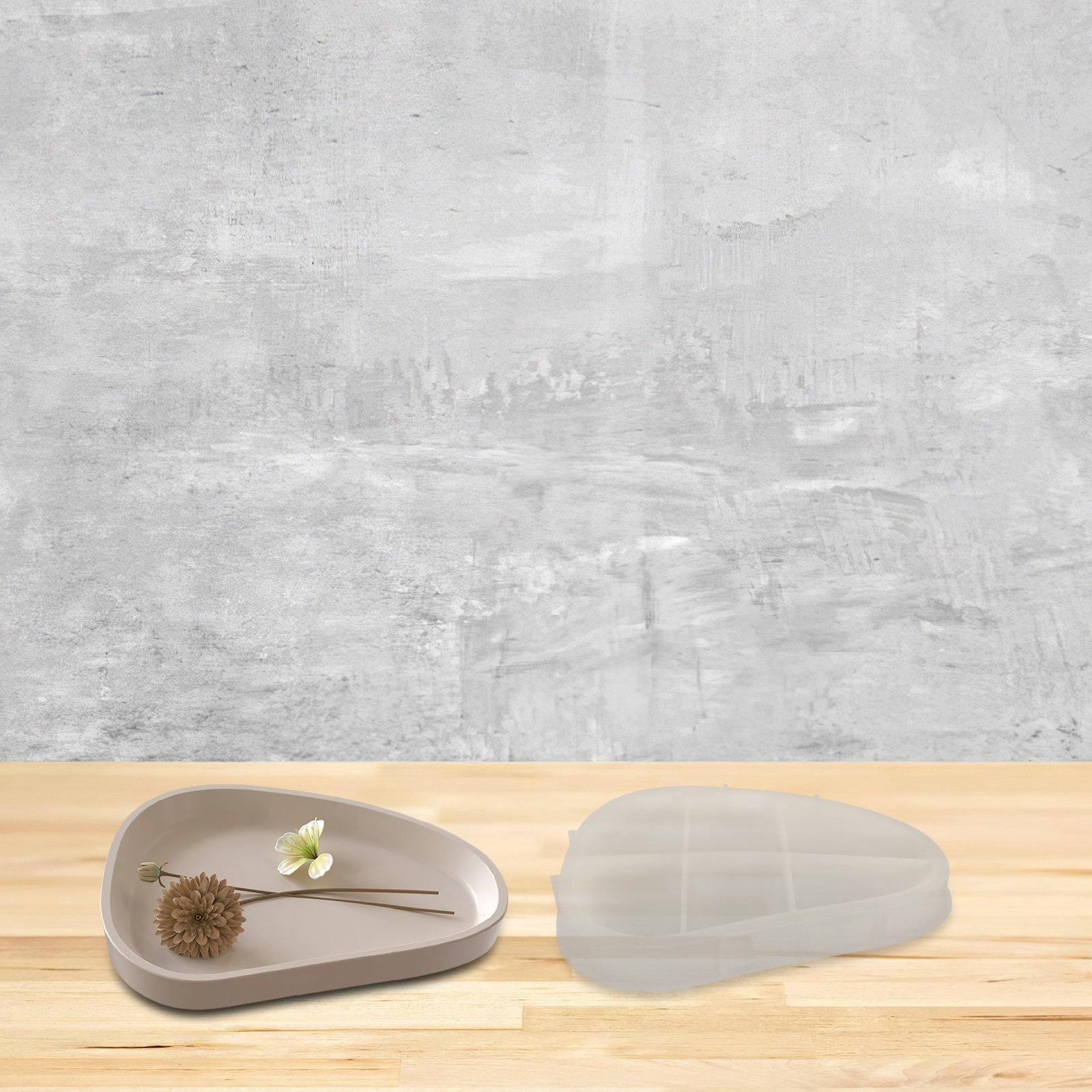 Resin Art Easy - Stampo in silicone fai-da-te per vassoi