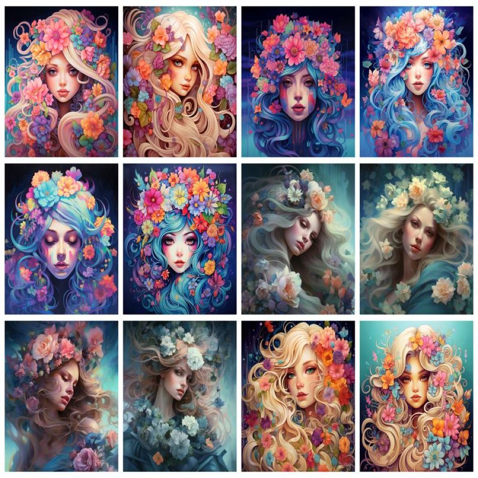 Resin Art Ideas With Pictures - Quadro con pittura diamantata CHENISTORY, opera