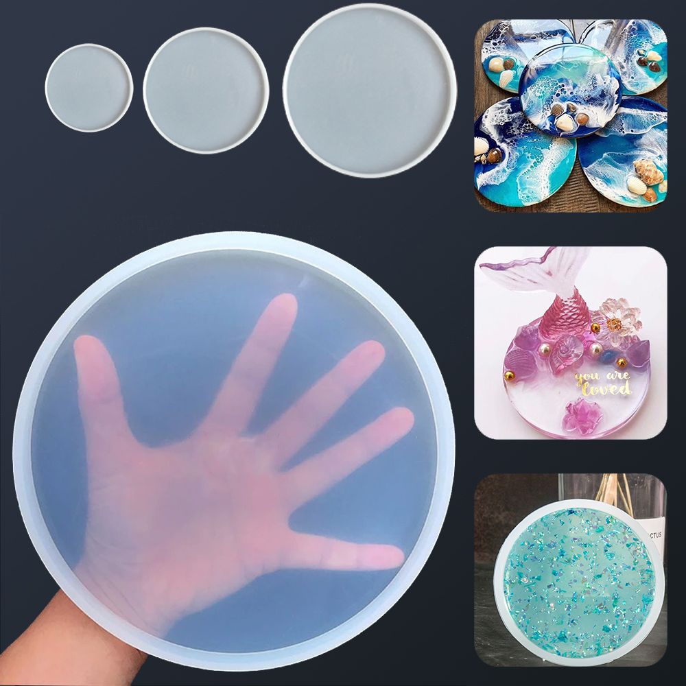 Resin Art Coasters - Trasparente Fluid Arts Round Coaster stampi