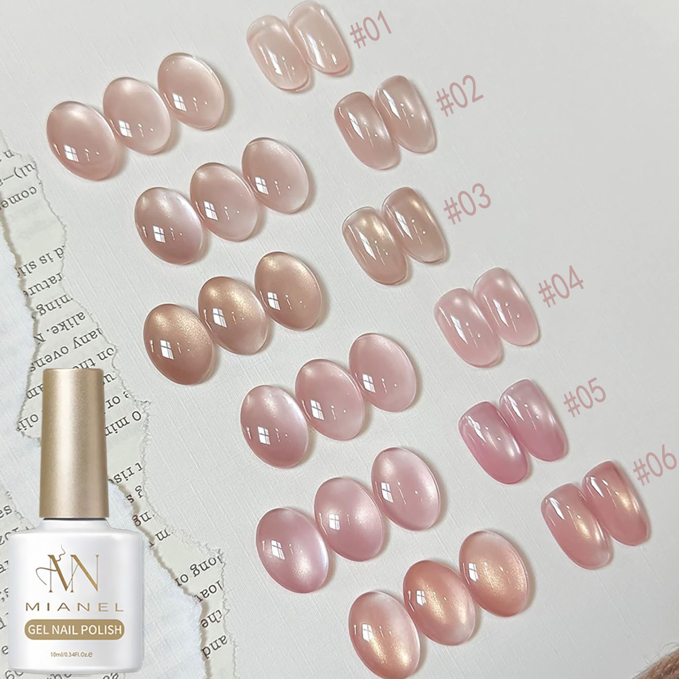 Resin Art Use - MIANEL 10ML Smalto Gel Effetto Occhio