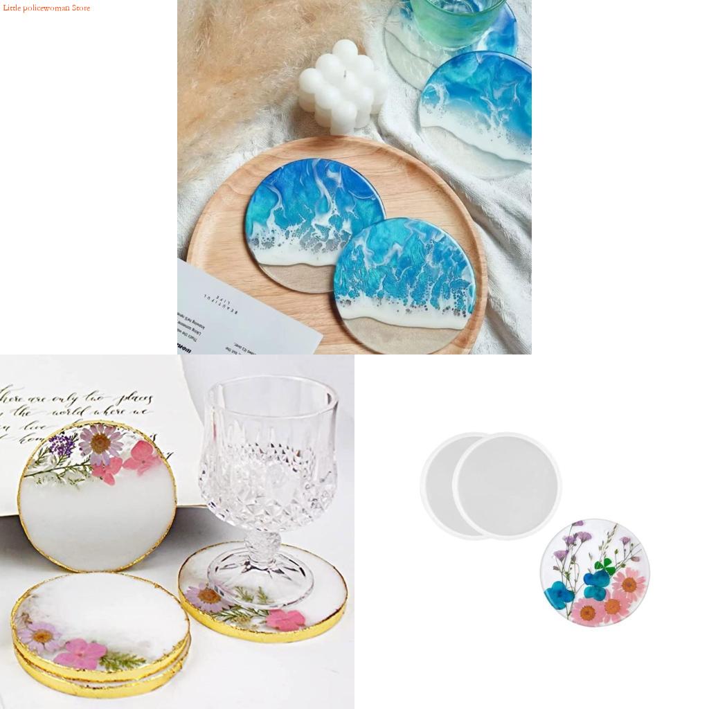 Resin Art Coasters - Stampo per sottobicchiere in resina F92D,