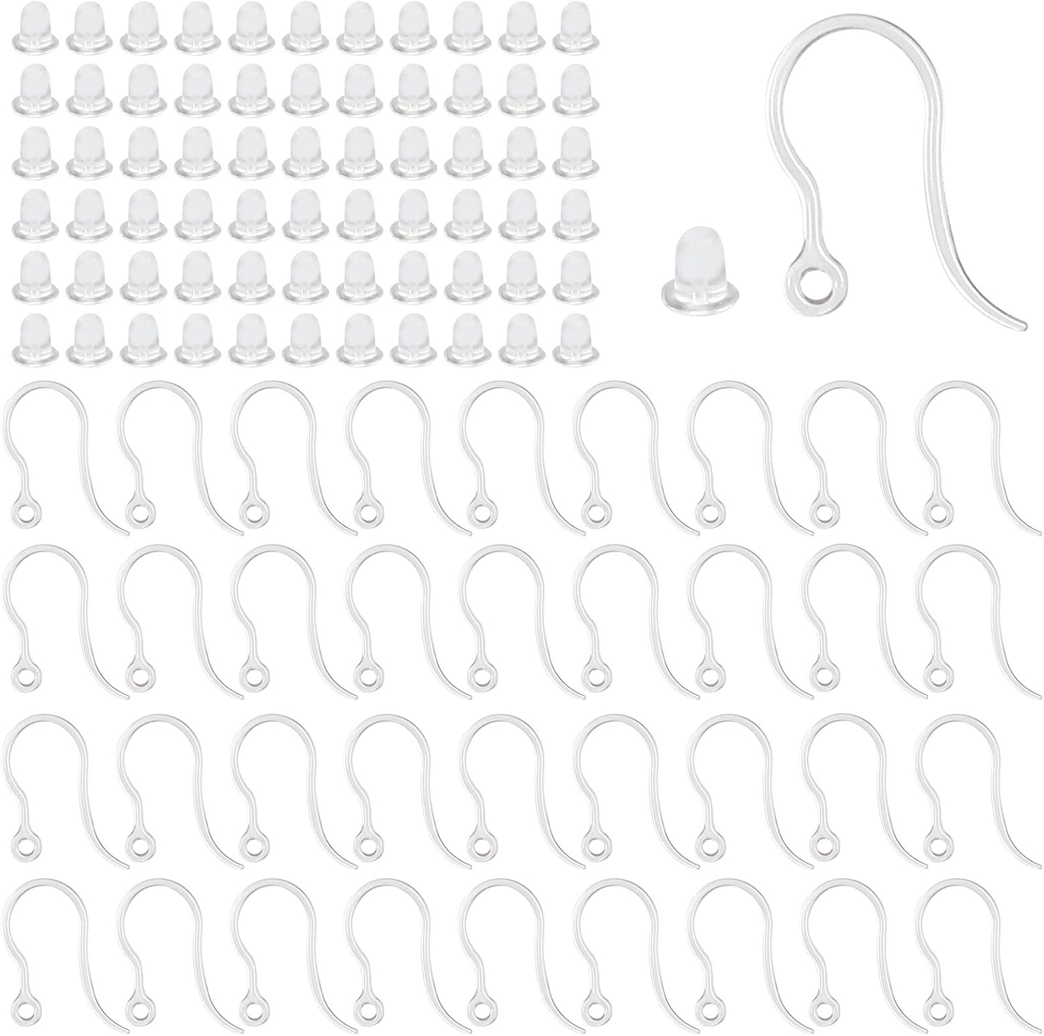 Resin Art Kits For Adults - 40 ganci per orecchini in plastica