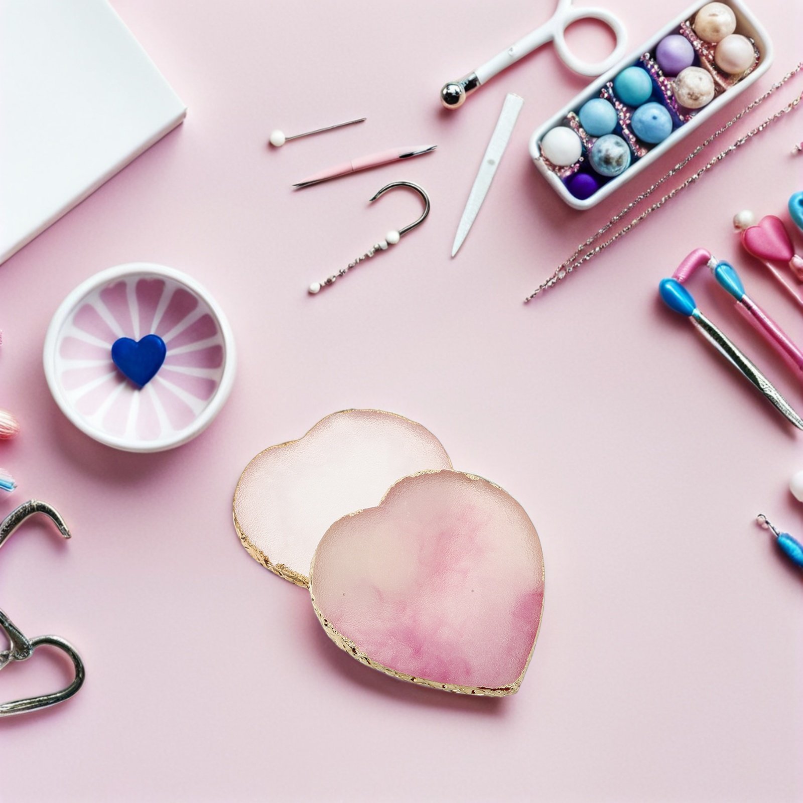 Resin Art Easy - 2 Pezzi di Palette per Nail