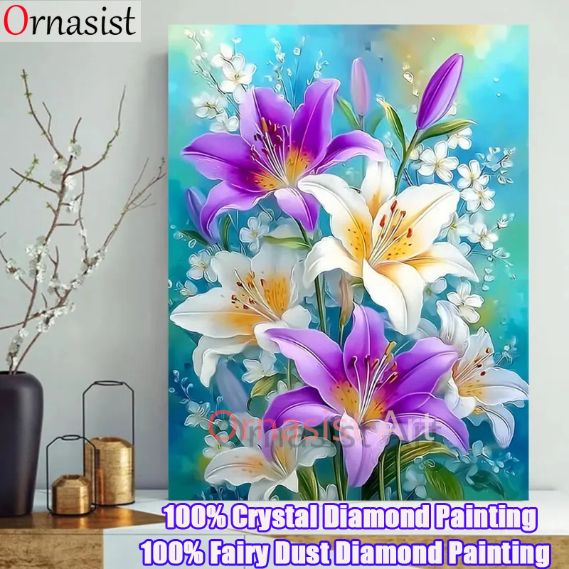 Resin Art Wallpaper - Pieno di cristallo diamante mosaico arte