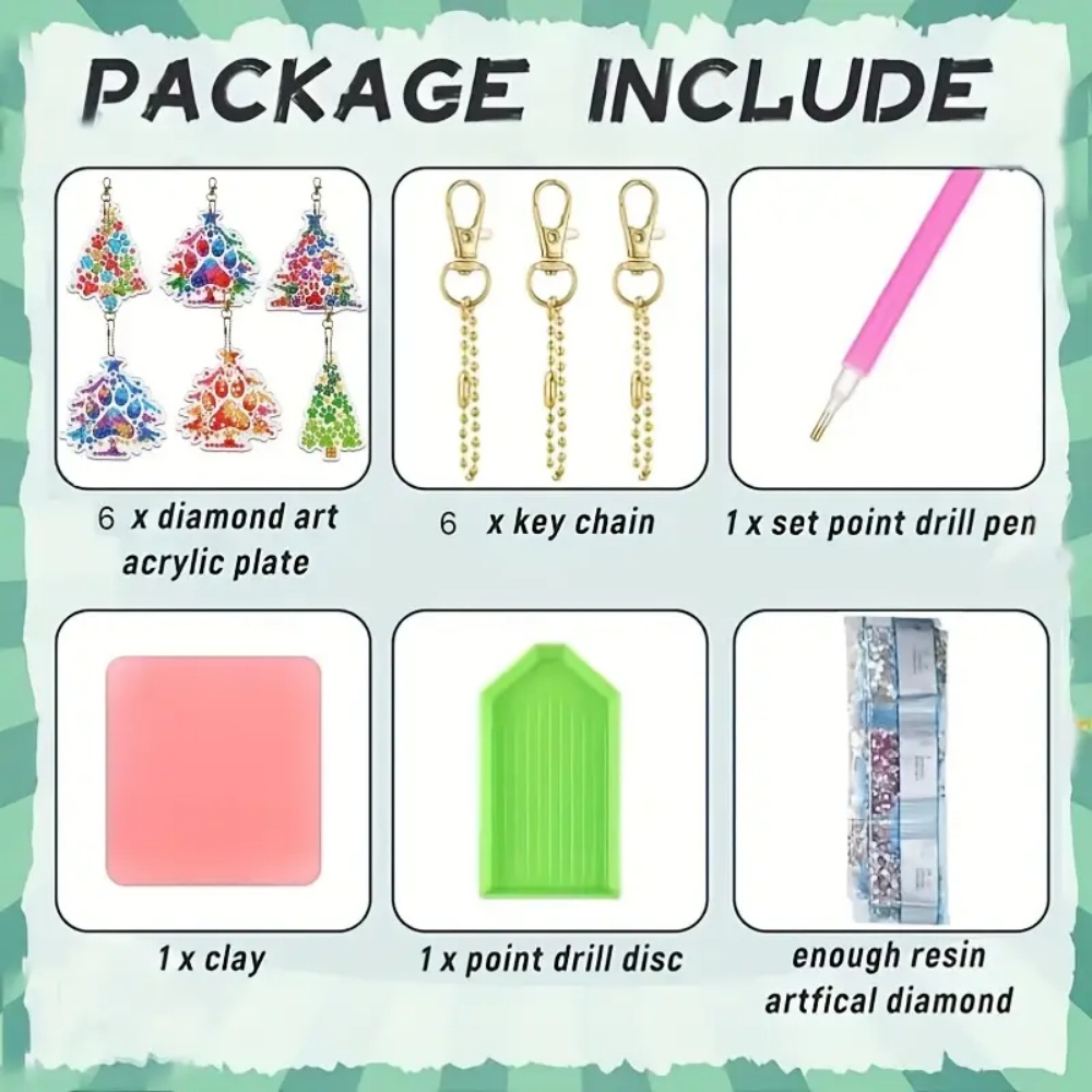 Set di 6 Portachiavi con Motiv - Resin Art Bookmark recensione e prezzo