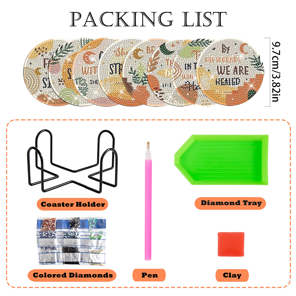 Set di 8 Sottobicchieri con Pi - Resin Art Coasters recensione e prezzo