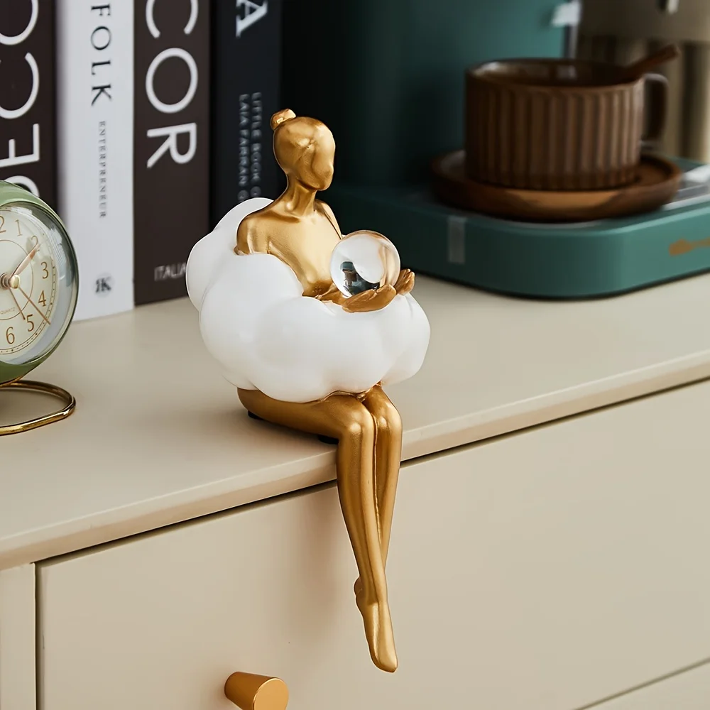 Cloud Girl Sculpture Abstract  - Resin Art Aesthetic recensione e prezzo