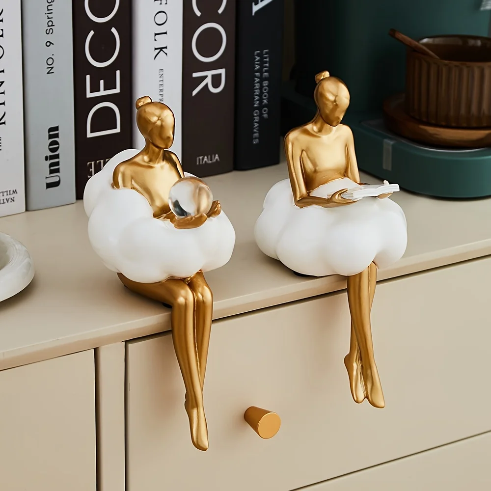 Cloud Girl Sculpture Abstract  - Resin Art Aesthetic recensione e prezzo