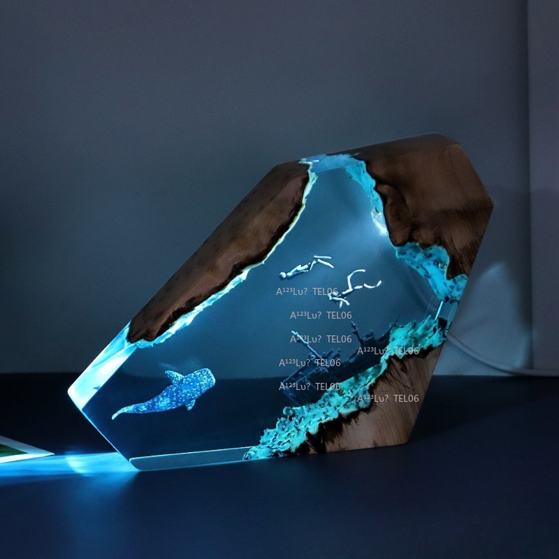 Lampada Notturna in Resina e L - Resin Art Ocean recensione e prezzo