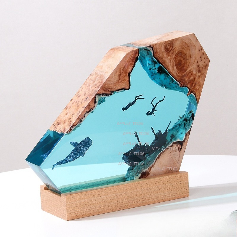 Lampada Notturna in Resina e L - Resin Art Ocean recensione e prezzo