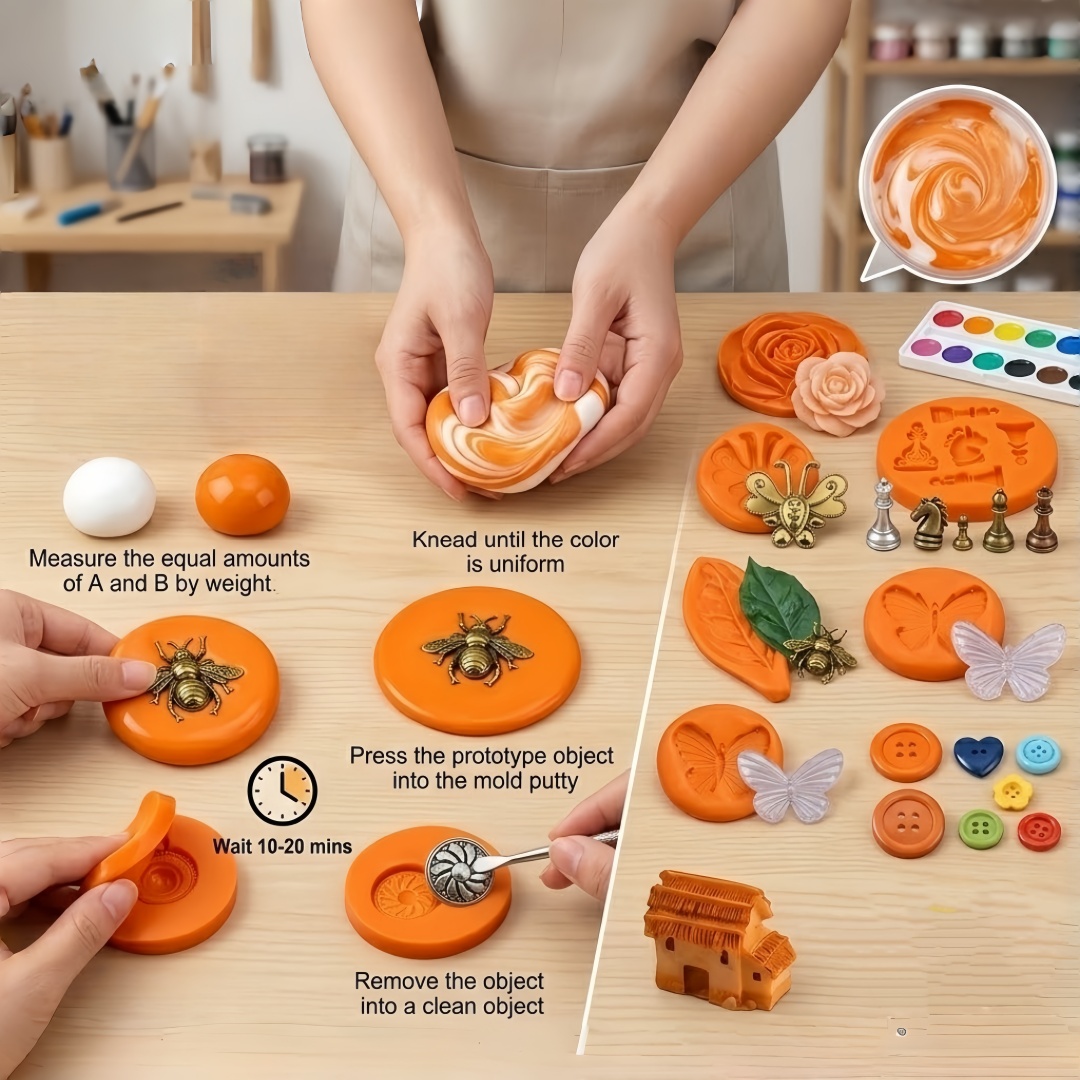 Set di stucco siliconico per a - Resin Art Guide recensione e prezzo