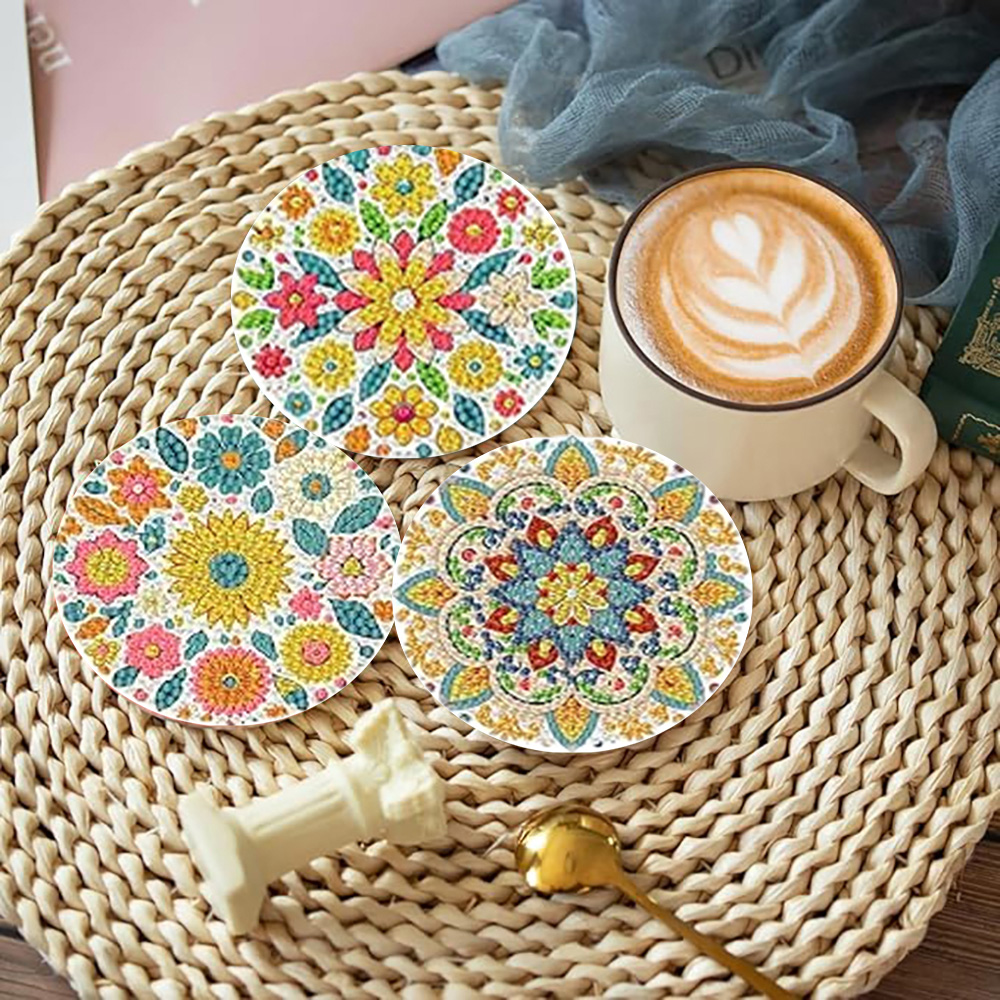 Set da 8 pezzi/Set di sottobic - Resin Art Coasters recensione e prezzo