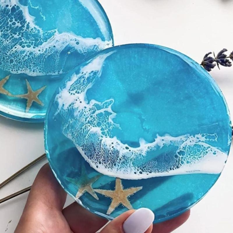 Stampo per sottobicchiere in r - Resin Art Coasters recensione e prezzo