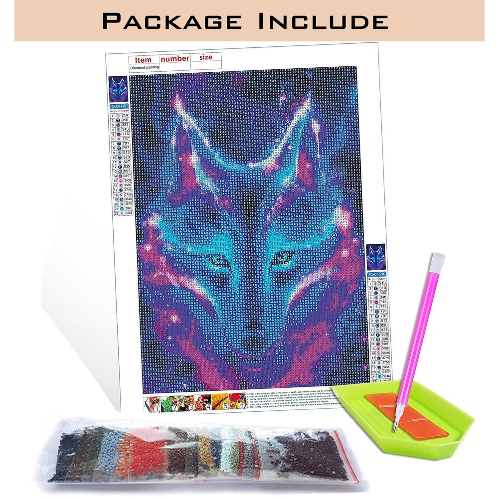 Kit di pittura diamante 5D fai - Resin Art Wallpaper recensione e prezzo
