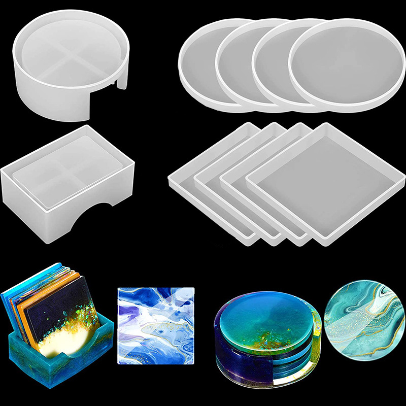 Stampo in silicone per sottobi - Resin Art Coasters recensione e prezzo