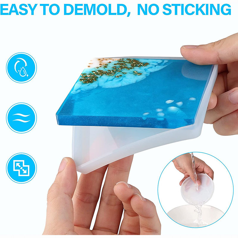 Stampo in silicone per sottobi - Resin Art Coasters recensione e prezzo