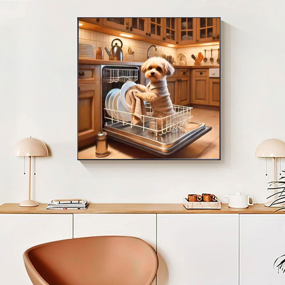 Huacan nuovi arrivi pittura di - Resin Art Wallpaper recensione e prezzo