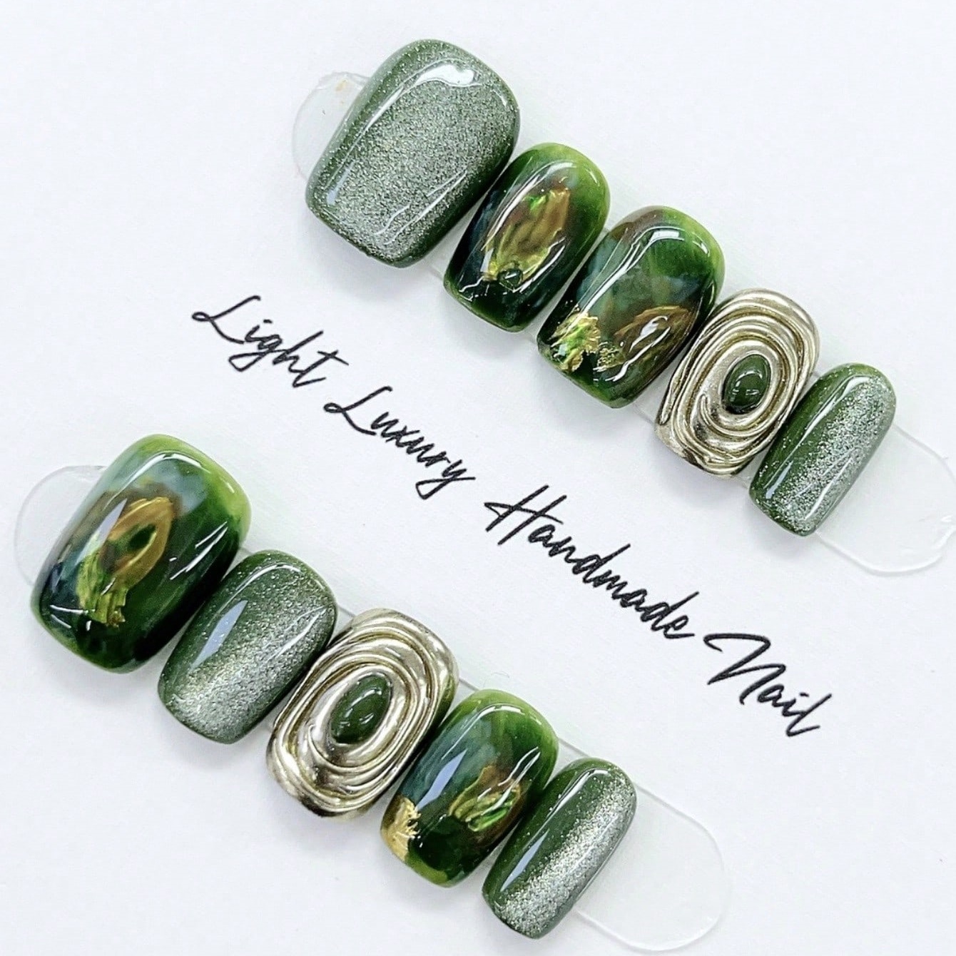10 pezzi di unghie finte quadr - Resin Art Use recensione e prezzo