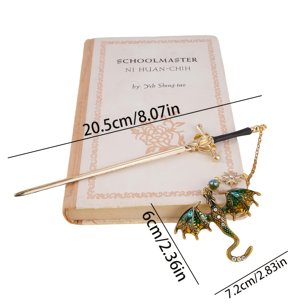Bview Art Segnalibro spada dra - Resin Art Bookmark recensione e prezzo