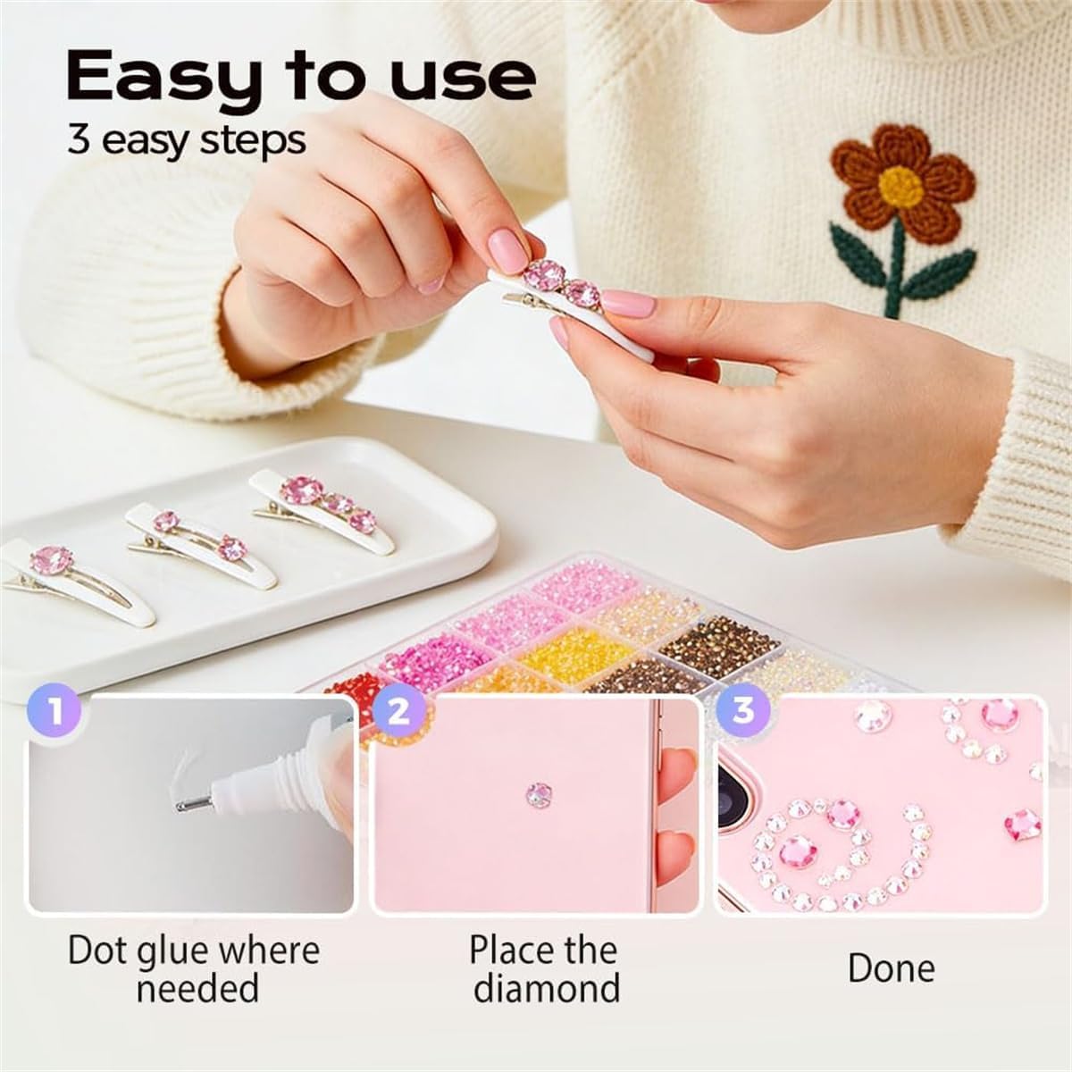 Kit di strass in resina colora - Resin Art Tool Kit recensione e prezzo